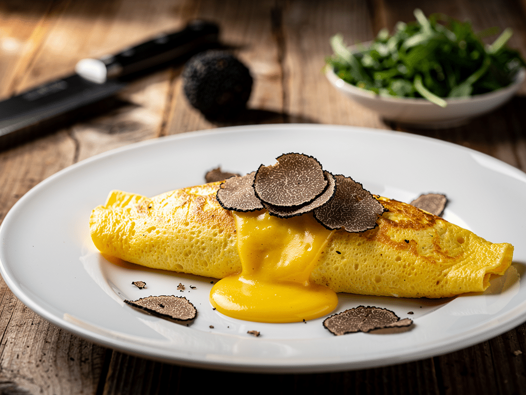 Omelette à la truffe