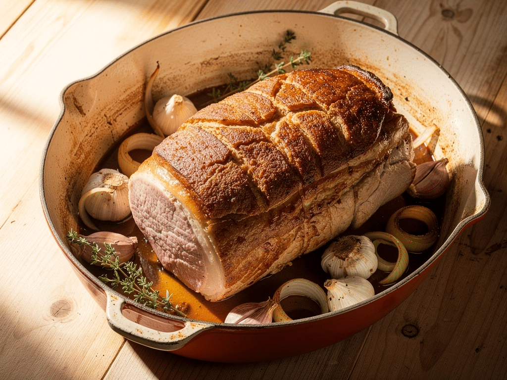 roti de porc au four