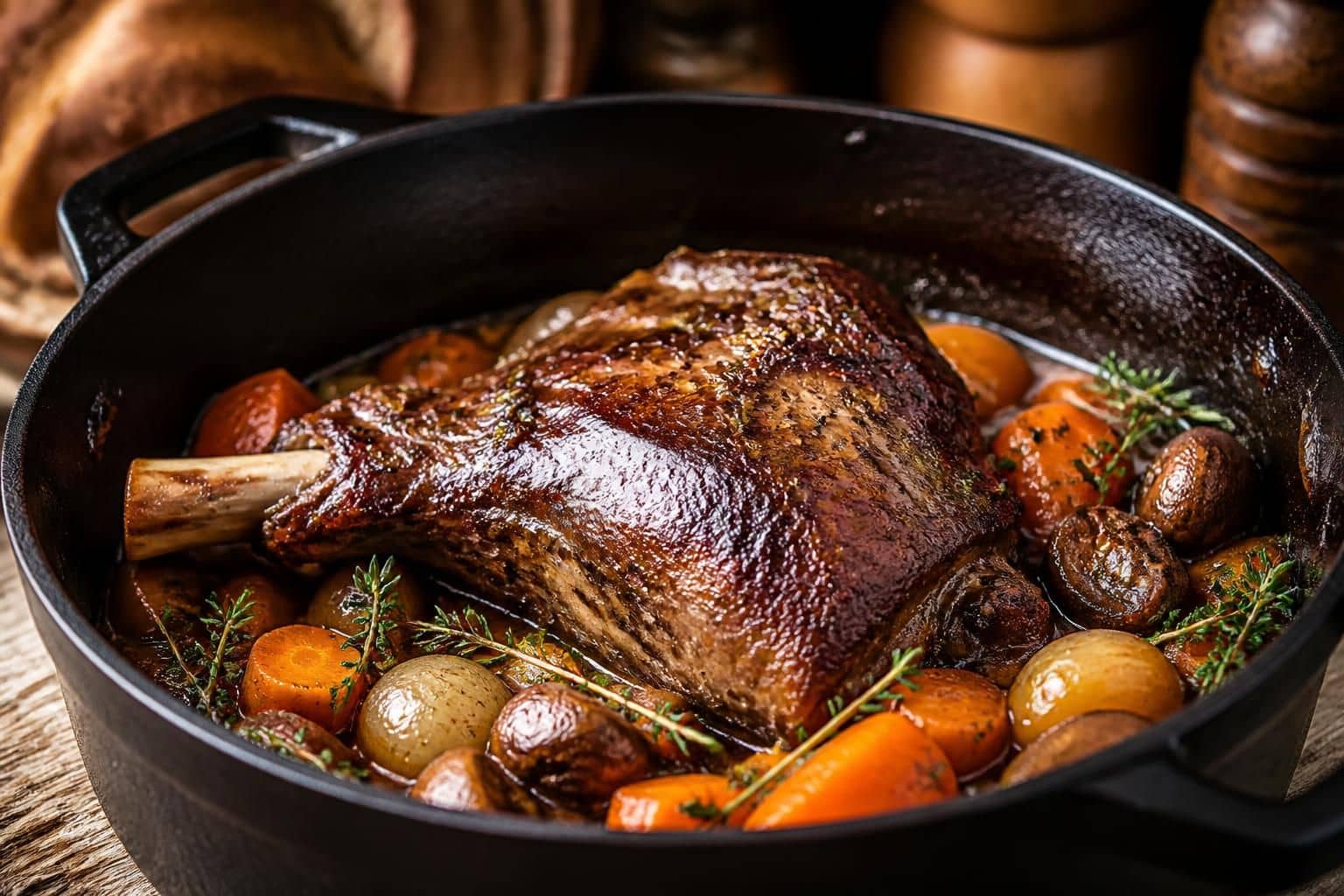 découvrez notre recette facile et savoureuse de cuissot de chevreuil en cocotte, pour un plat tendre et fondant qui ravira vos papilles.
