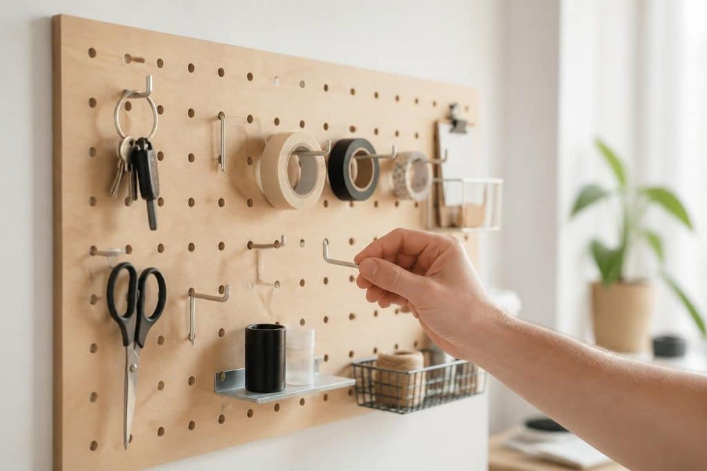 découvrez comment choisir et utiliser les crochets pegs pegboard pour un rangement modulable, pratique et personnalisé de votre espace.
