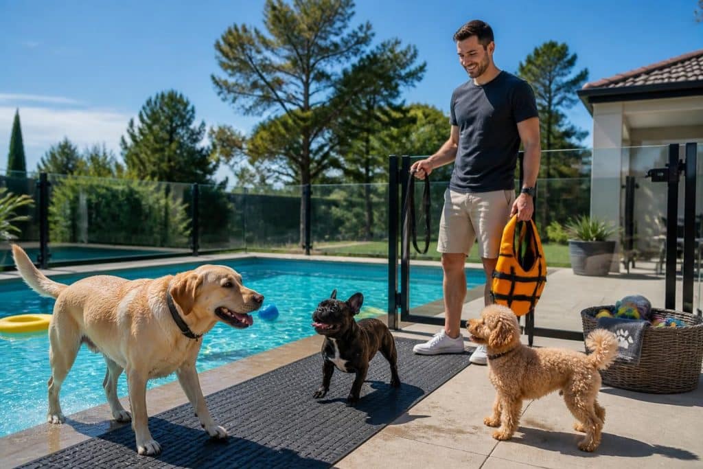 découvrez nos conseils essentiels pour garantir une baignade sûre et agréable avec votre chien autour de la piscine. sécurité, entraînement et astuces pratiques pour profiter pleinement de vos moments d'été.