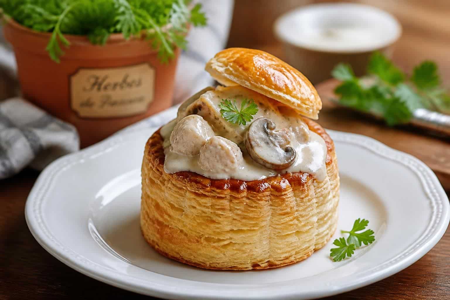 découvrez la recette traditionnelle du vol-au-vent grand-mère avec une sauce onctueuse et toutes les astuces pour réussir ce plat classique et savoureux.