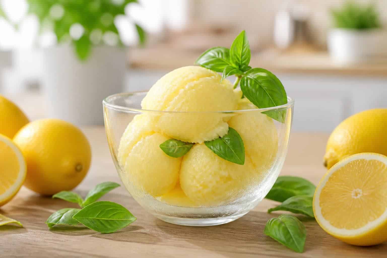 découvrez la recette facile et rafraîchissante du sorbet citron basilic novascope, parfait pour une pause gourmande pleine de fraîcheur.