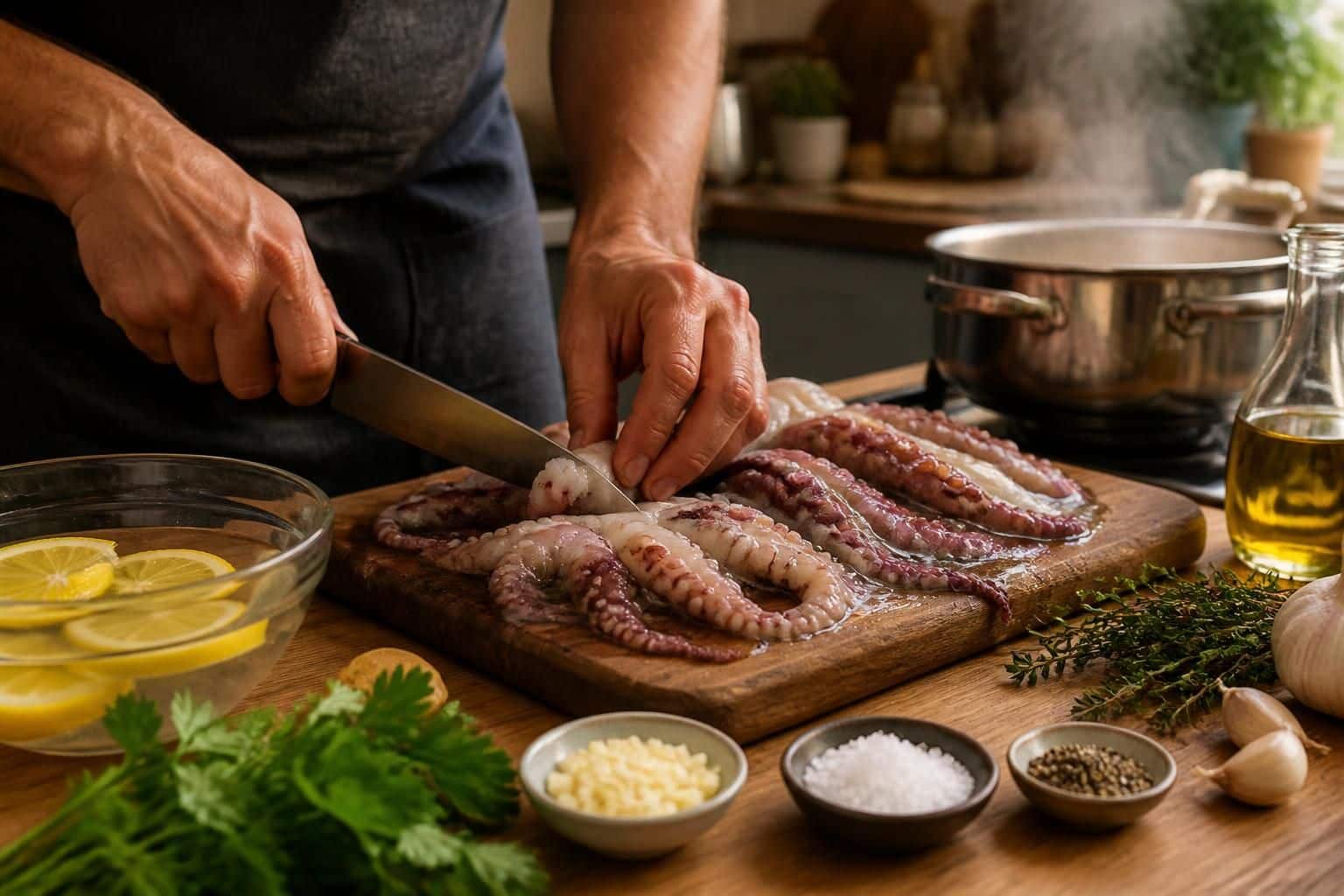 découvrez comment préparer et cuisiner les tentacules d'encornet avec nos recettes faciles à réaliser. astuces et conseils pour un plat savoureux et réussi.
