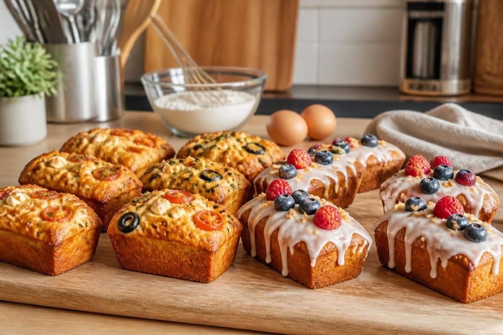 découvrez nos recettes faciles et rapides de mini cakes salés et sucrés pour toutes vos envies gourmandes. parfaits pour un apéritif ou un dessert réussi en un rien de temps !