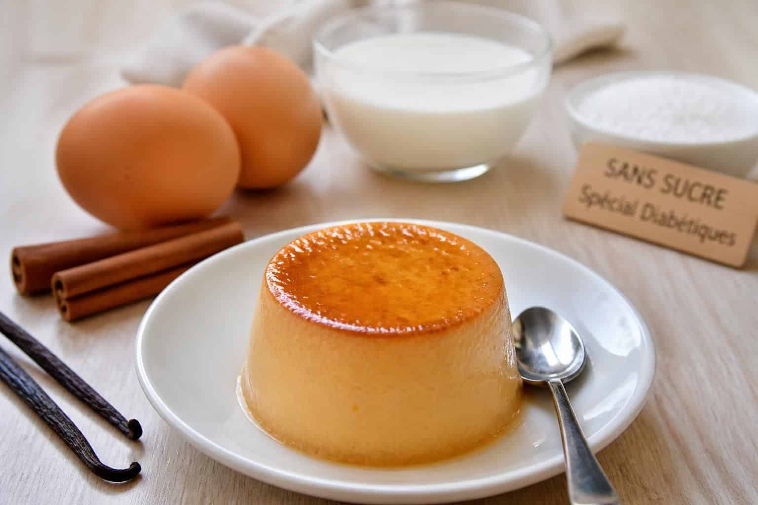 découvrez une recette facile et rapide de flan sans sucre, spécialement conçue pour les personnes diabétiques. un dessert sain et savoureux à préparer en un rien de temps.