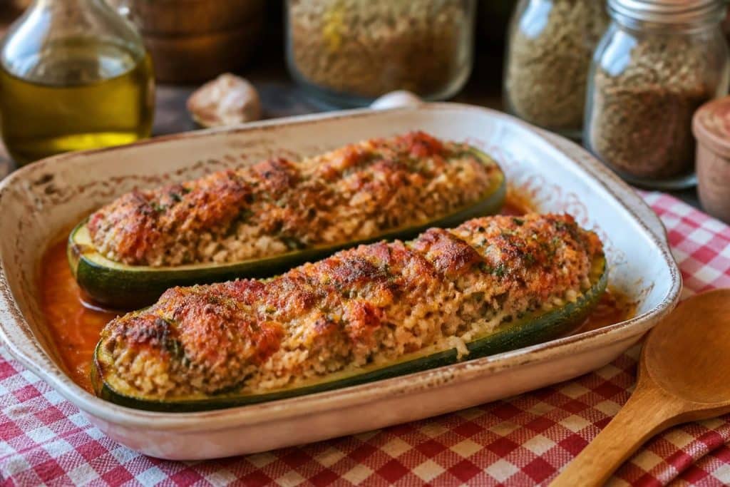 découvrez la recette traditionnelle facile et savoureuse des courgettes farcies grand-mère, un plat authentique pour régaler toute la famille.