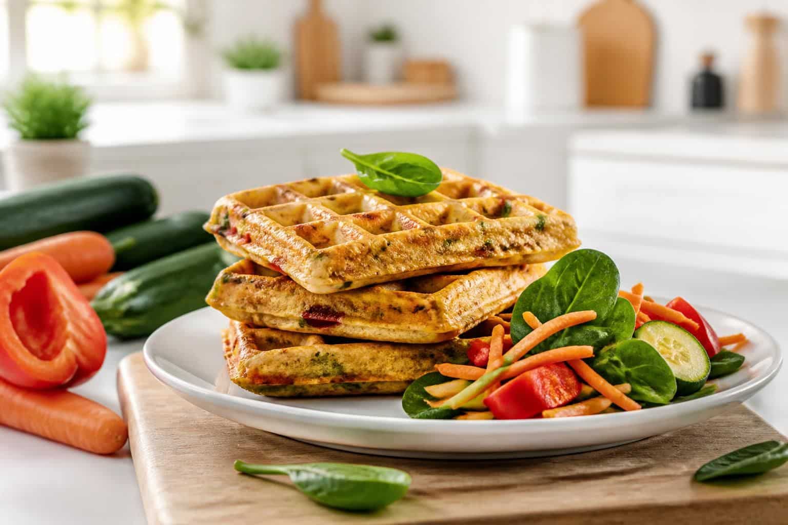 découvrez une recette facile et légère de gaufres aux légumes, parfaite pour un repas healthy et savoureux. idéale pour une alimentation équilibrée et gourmande.