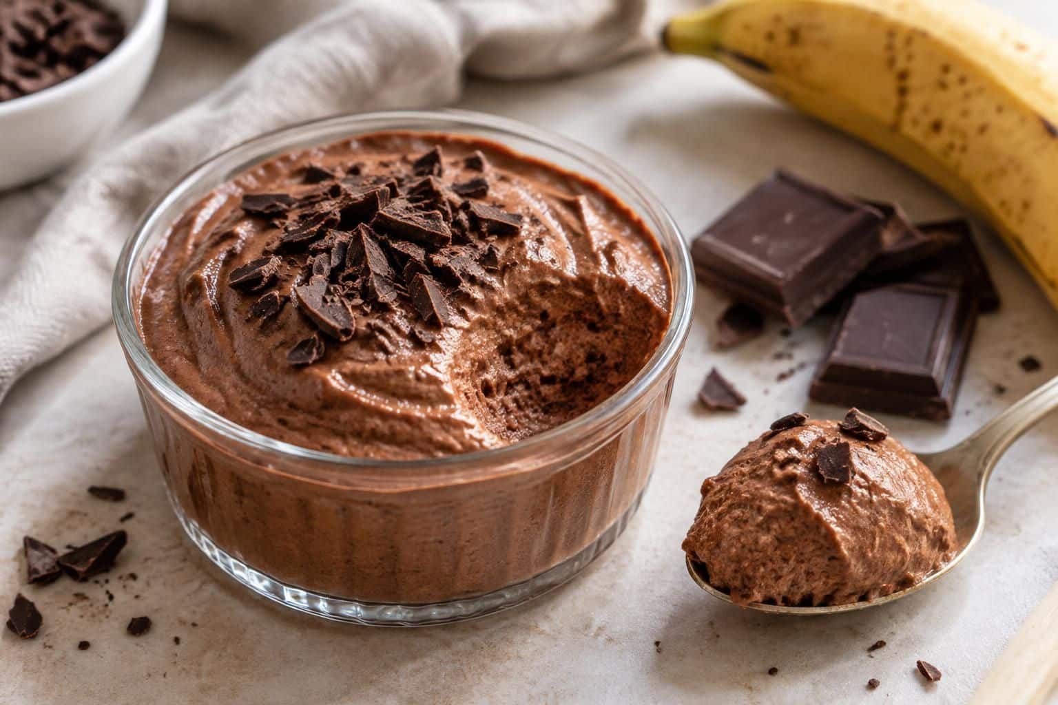 découvrez une mousse au chocolat healthy, légère et rapide à préparer, sans sucre ajouté. une recette gourmande et facile pour se faire plaisir autrement.
