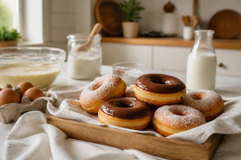 découvrez notre recette simple et rapide pour des donuts moelleux faits maison. suivez nos étapes faciles et régalez-vous avec ces douceurs irrésistibles.