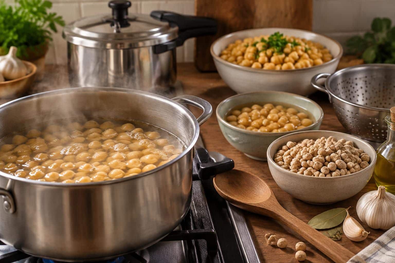 découvrez les temps de cuisson des pois chiches, les méthodes adaptées et nos astuces pour obtenir des pois chiches tendres et savoureux.