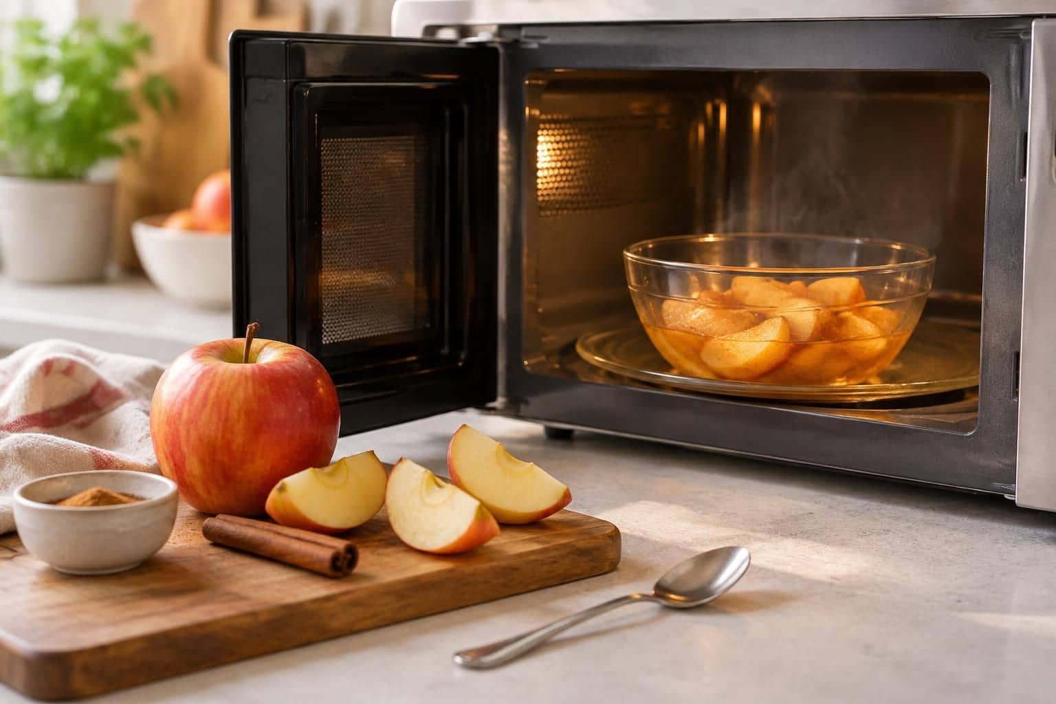 découvrez comment cuire rapidement des pommes au micro-ondes et profitez de nos astuces pour obtenir une texture fondante et savoureuse.