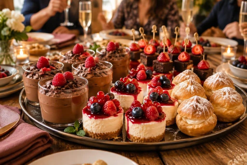 découvrez des desserts faciles et gourmands pour votre apéro dînatoire : des idées sucrées à partager pour clôturer votre soirée en beauté.