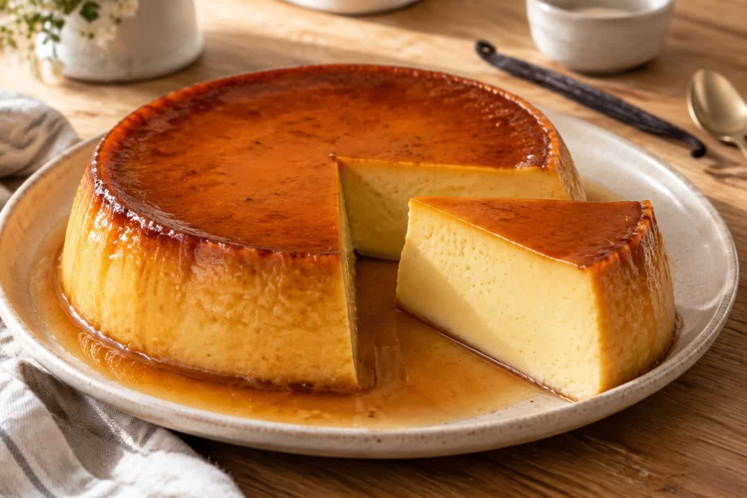 découvrez une recette facile de flan vanille maison, délicieusement crémeux et fondant. un dessert classique à préparer avec des ingrédients simples.