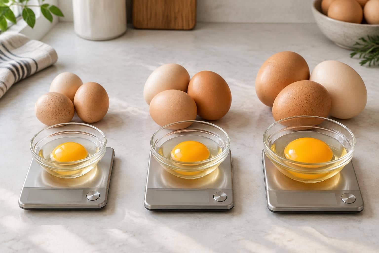 découvrez le poids moyen du jaune d’œuf selon la taille de l’œuf et estimez facilement la quantité nécessaire pour vos recettes.
