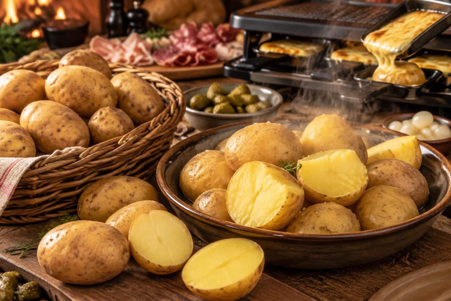 pour une raclette réussie, choisissez des pommes de terre à chair ferme qui tiennent bien à la cuisson. découvrez les variétés idéales et nos conseils de préparation.