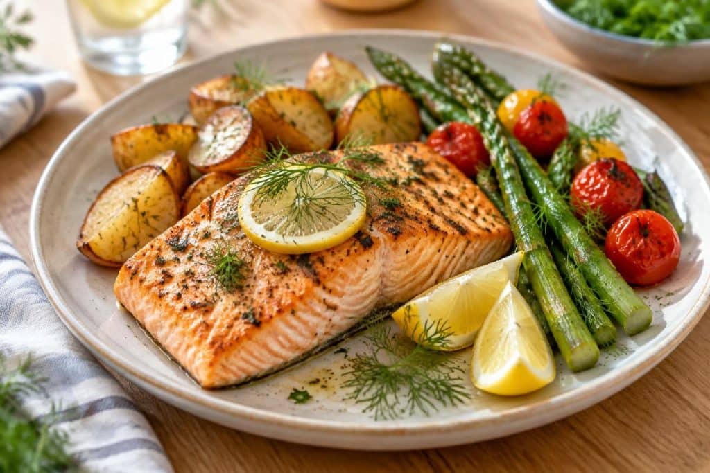 découvrez des accompagnements simples et savoureux pour sublimer votre saumon au four : légumes, pommes de terre, riz et idées gourmandes.